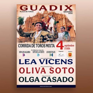 Plaza toros Guadix, Granada - Corrida de toros 4 septiembre 2026
