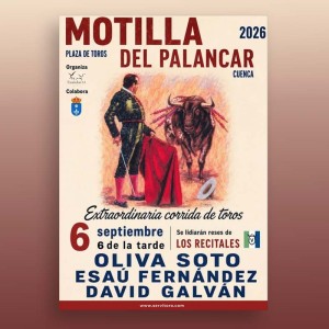 Plaza de toros de Motilla del Palancar - Corrida de toros 6 septiembre 2026