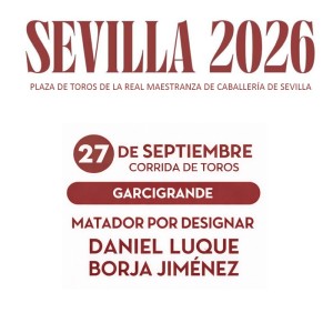 Abono entradas Feria de San Miguel Sevilla 24 al 27 de septiembre – Morante, Roca Rey, Emilio de Justo