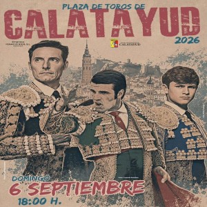 Entradas Toros Calatayud 2026 | Diego Urdiales, Emilio de Justo y Aarón Palacio