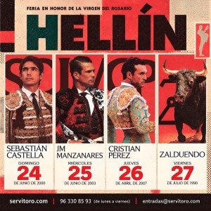 Plaza toros Hellín (Murcia) - Feria en Honor de la Virgen del Rosario