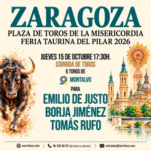 Plaza de toros de La Misericordia, Zaragoza - Feria del Pilar 2026