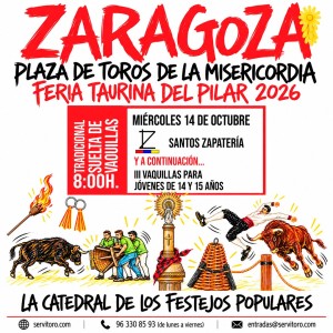 Feria del Pilar 2026 - Festejos Populares (Vaquillas)