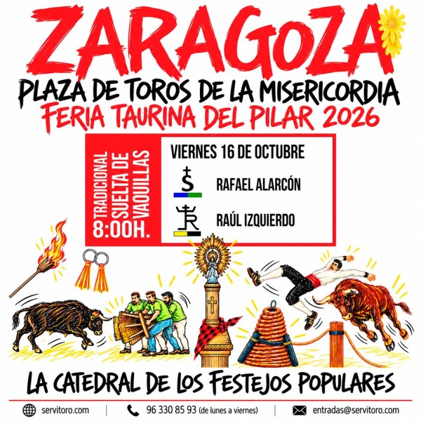 Feria del Pilar 2026 - Festejos Populares (Vaquillas)