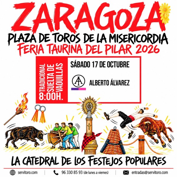Feria del Pilar 2026 - Festejos Populares (Vaquillas)
