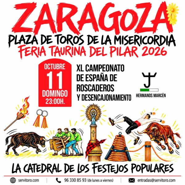 XL Roscaderos Championship and Bull Uncrating – Pilar Fair 2026