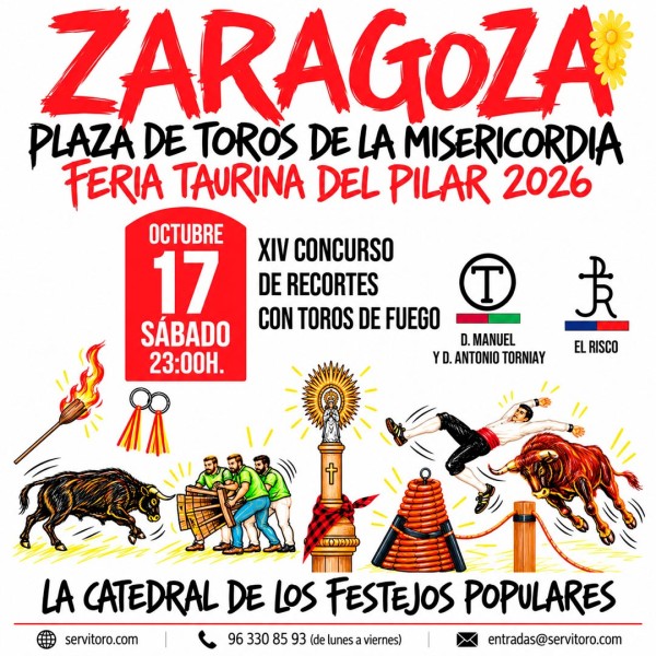 XIV Concurso de Recortes con toros de Fuego