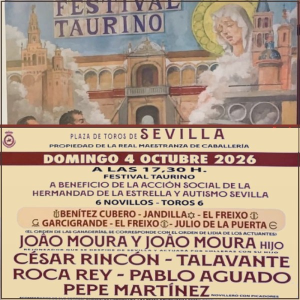 Festival Taurino Sevilla 2026 | Entradas 4 de octubre
