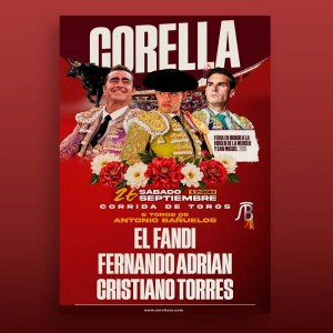 Plaza de toros de Corella - Corrida de toros 26 septiembre 2026