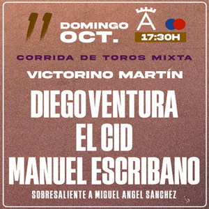 Mixed Bullfight Tickets 11 October | San Lucas Jaén