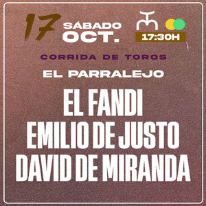 Entradas Corrida de Toros 17 Octubre | Feria San Lucas Jaén