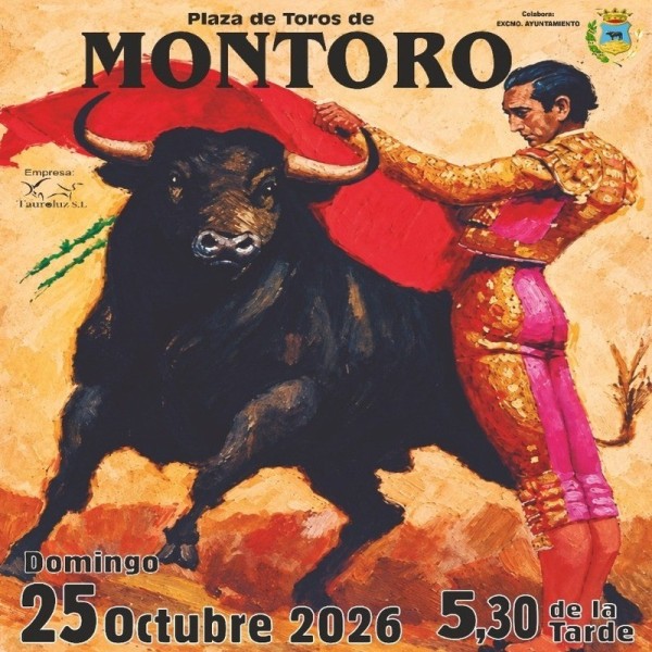Entradas Toros en Montoro - Domingo, 25 de octubre de 2026 a las 17:30.