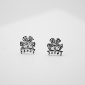 Pendientes adorno de traje de luces plata de ley | Servitoro