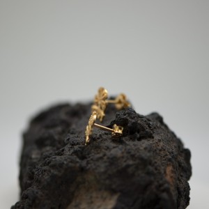 Pendientes adorno de traje de luces chapado oro | Servitoro