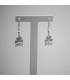Bullfighter’s Costume Embroidery Earrings in 925 Sterling Silver | Servitoro