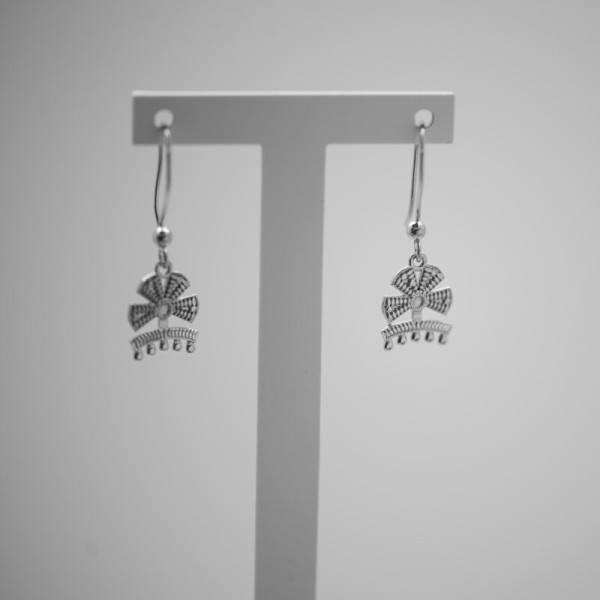 Pendientes adorno de traje de luces plata de ley | Servitoro