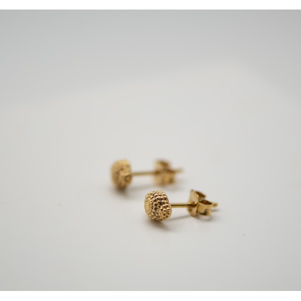 Pendientes montera taurina chapado oro 18k | Servitoro
