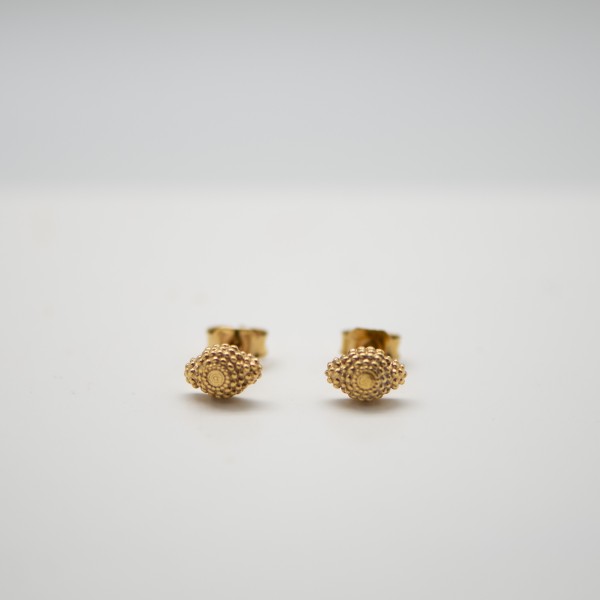 Pendientes montera taurina chapado oro 18k | Servitoro