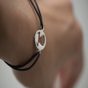 Pulsera cordón toro minimalista plata de ley 925 | Servitoro