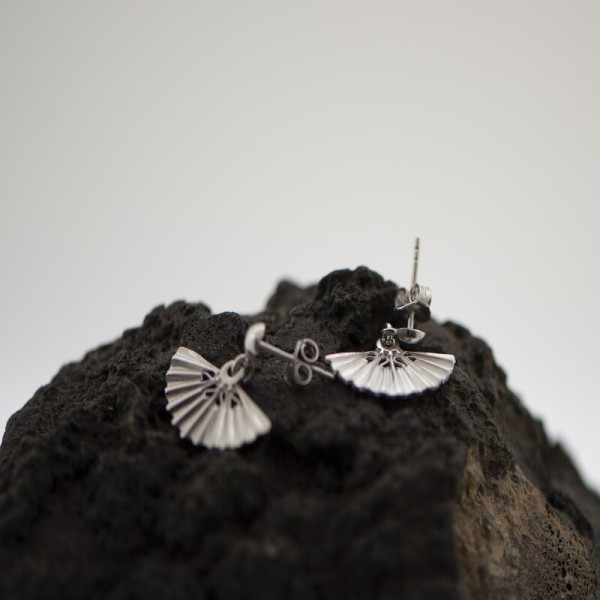 Pendientes abanico plata de ley 925 - Joya taurina - AB-0311
