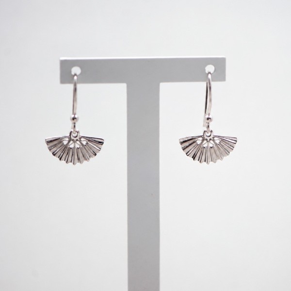 Fan Earrings in 925 Sterling Silver | Servitoro