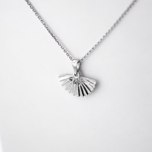 Fan Pendant in 925 Sterling Silver | Servitoro
