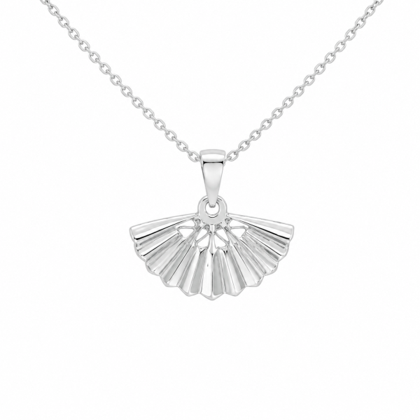 Fan Pendant in 925 Sterling Silver - Bullfighting Jewellery - AB-0331