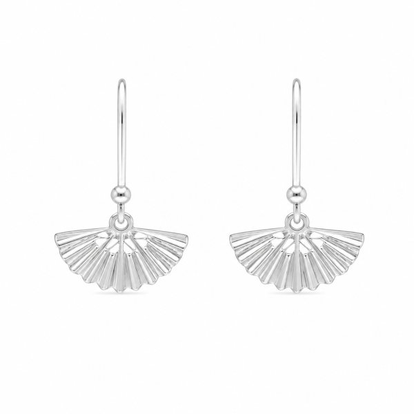 Pendientes abanico plata de ley 925 - Joya taurina - AB-0312