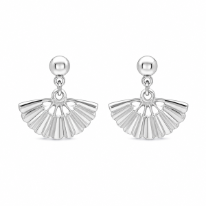 Pendientes abanico plata de ley 925 - Joya taurina - AB-0311