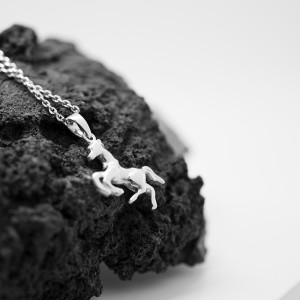 Horse Pendant in 925 Sterling Silver | Servitoro