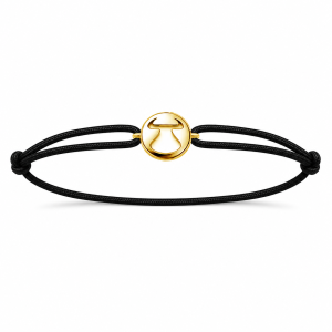 copia de Pulsera cordón toro minimalista oro de ley 925 - Joya taurina - TO-0641