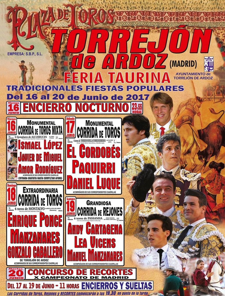 Cartel de la Feria de Torrejón.
