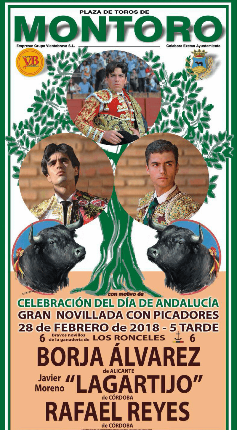 Poster of Montoro bullfight