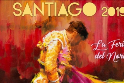 El cartel que ilustra la Feria de Santiago