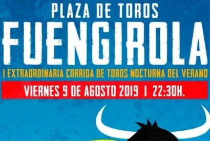 Hot night poster in Fuengirola Bullring