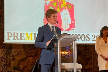 Borja Jiménez, awarded as winner of the Feria de Otoño (Autumn Fair) 