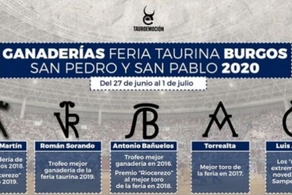The fighting-bull ranches of the Bullfighting Fair of Burgos 2020