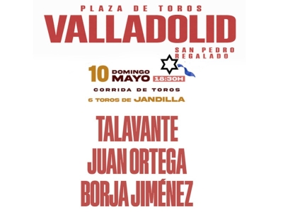 Valladolid – Modificación del cartel | 10 de mayo de 2026