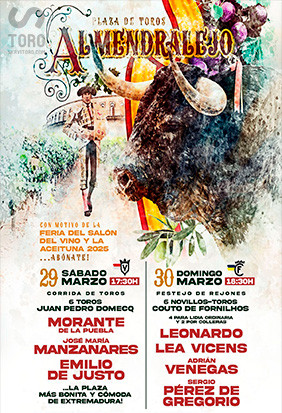 Entradas toros Almendralejo 2025 - Marzo