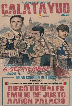Calatayud bullring - Great bullfight