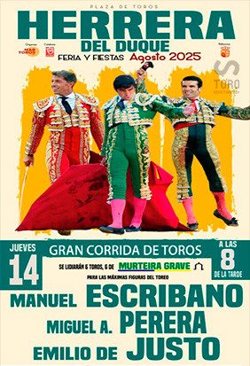 Entradas toros Herrera del Duque 2025