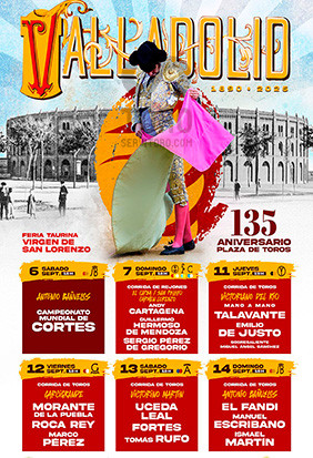Entradas toros Valladolid 2025 - Virgen de San Lorenzo