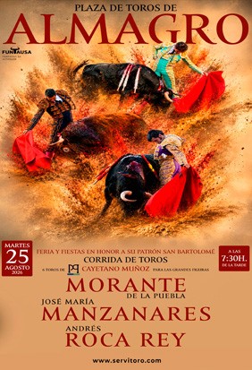 Almagro Bullring – Bullfight on 25 August 2026