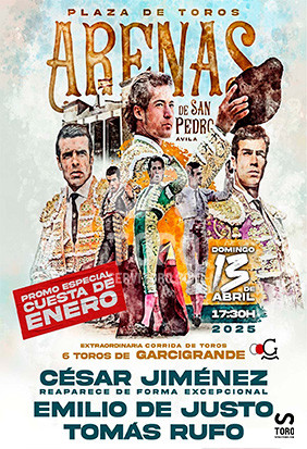 Entradas toros Arenas de San Pedro 2025