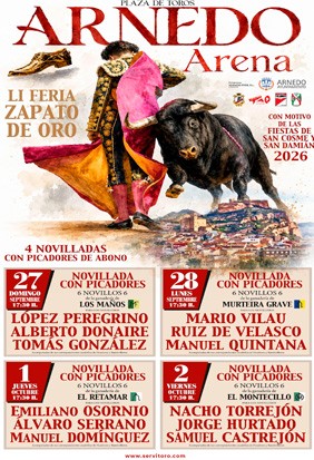 Entradas toros Arnedo - Zapato de Oro 2026