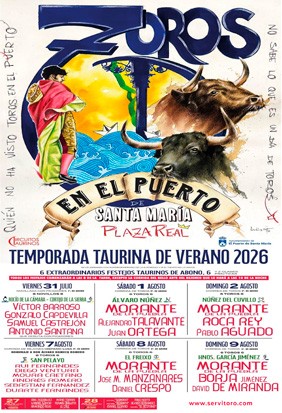 Entradas toros El Puerto 2026
