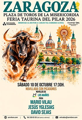 Plaza de toros de Zaragoza - 10 octubre 2026