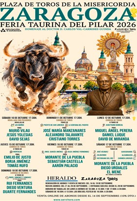 Entradas Toros Zaragoza - Feria Taurina EL Pilar 2026