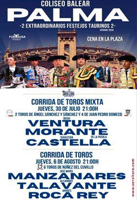 2 Special Bullfights - Palma de Mallorca Bullring