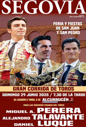 Plaza de toros de Segovia - Corrida de toros 29 julio 2025